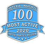 patexia insights 100 Most Active 2020 inter-partes review