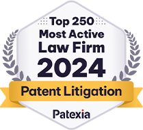 Top 250 Most Active Law Firm 2024 | Patent Litigation | Patexia