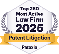 Top 250 Most Active Law Firm 2025 | Patent Litigation | Patexia